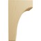 Ekena Millwork 5 1/4"W x 6"D x 10"H Clarksville Bracket, Alder BKTW05X06X10CVAL - alternate 2